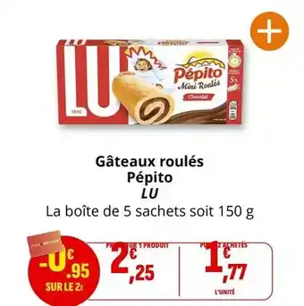 Coccimarket Lu - gâteaux roulés pépito offre