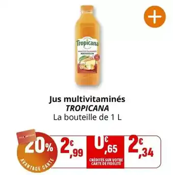 Coccimarket Tropicana - jus multivitaminés offre