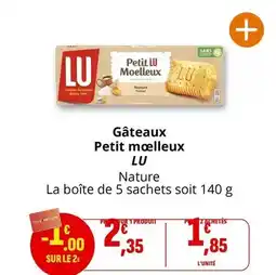 Coccimarket Lu - gâteaux petit moelleux offre