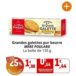 Coccimarket La mère poulard - grandes galettes pur beurre offre