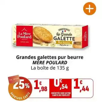 Coccimarket La mère poulard - grandes galettes pur beurre offre