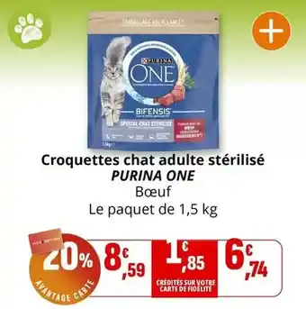 Coccimarket Purina - croquettes chat adulte stérilisé one offre