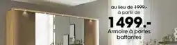 Möbel Martin Armoire à portes battantes offre