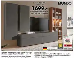 Möbel Martin Mondo vélo - elément intérieur tv offre