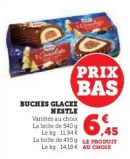 U Express Buches glacee nestle offre
