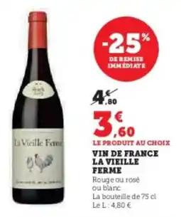 U Express Vin de france la vieille ferme offre