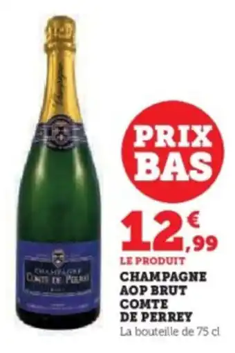 U Express Champagne aop brut comte de perrey offre