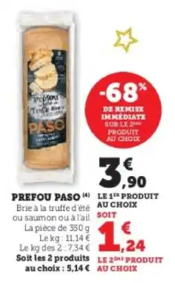 U Express Prefou paso offre