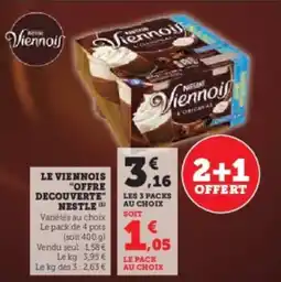U Express Le viennois offre decouverte nestle offre