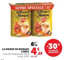 U Express La bisque de homard liebig offre