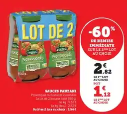 U Express Sauces panzani offre