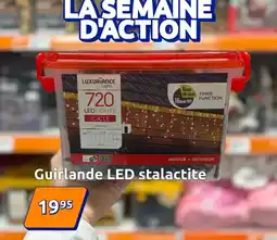 Action Guirlande led stalactite offre