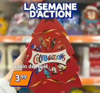 Action Celebrations - sapin de noël offre