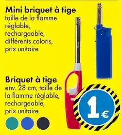 TEDi Briquet à tige offre