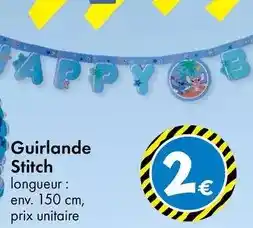 TEDi Guirlande stitch offre