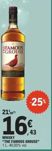 E.Leclerc Whisky the famous grouse offre