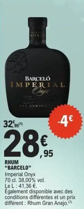 E.Leclerc Rhum barcelo offre