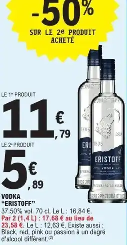 E.Leclerc Vodka eristoff offre