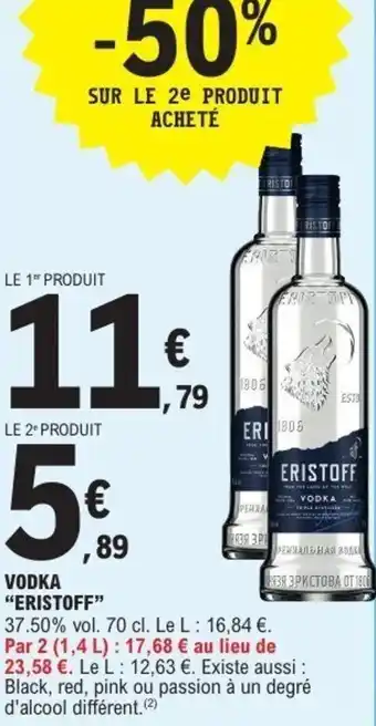 E.Leclerc Vodka eristoff offre