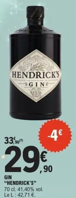 E.Leclerc Gin hendrick's offre