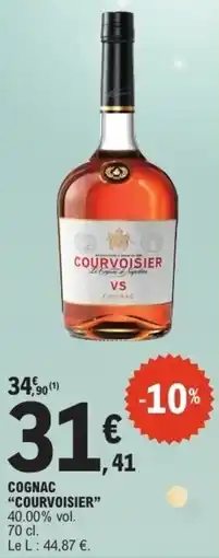 E.Leclerc Cognac courvoisier offre