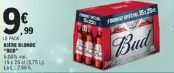 E.Leclerc Bière blonde bud offre