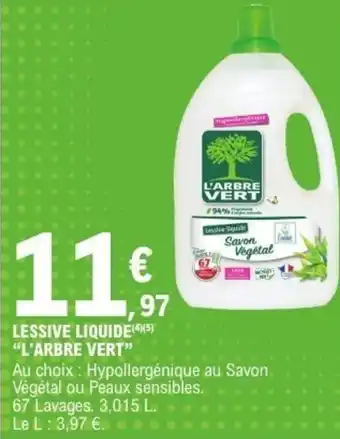 E.Leclerc Lessive liquide offre