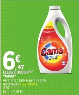 E.Leclerc Lessive liquide gama offre