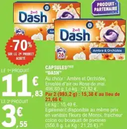 E.Leclerc Capsules dash offre