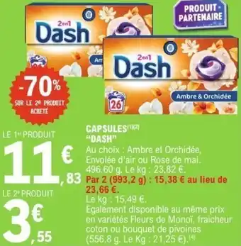 E.Leclerc Capsules dash offre