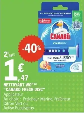 E.Leclerc Nettoyant wc offre