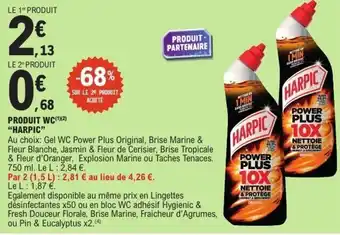 E.Leclerc Produit wc harpic offre