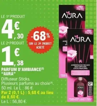 E.Leclerc Parfum d'ambiance aura offre