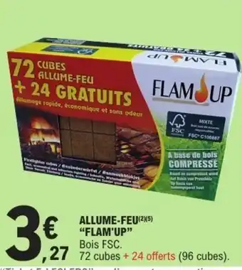 E.Leclerc Allume-feu € flam'up offre