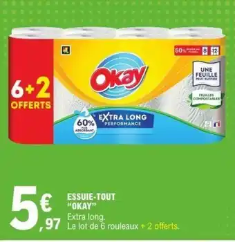 E.Leclerc Essuie-tout okay offre