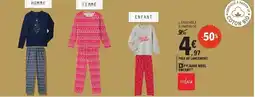 E.Leclerc Pyjama noel enfant offre