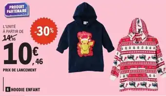 E.Leclerc Hoodie enfant offre