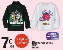 E.Leclerc Sous pull ou tee shirt enfant offre