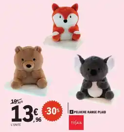 E.Leclerc Peluche range plaid offre