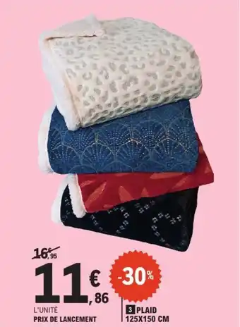 E.Leclerc Plaid offre