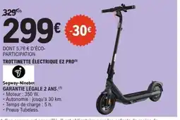 E.Leclerc Trottinette électrique e2 pro offre