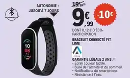 E.Leclerc Bracelet connecté fit lime offre