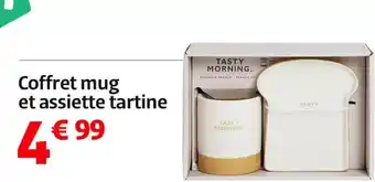 Coffret mug et assiette tartine