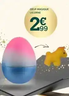 Centrakor Licorne - oeuf magique offre