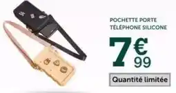 Centrakor Pochette porte téléphone silicone offre