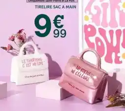 Centrakor My - tirelire sac a main offre