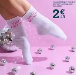 Centrakor Chaussettes pour femme en polycoton offre