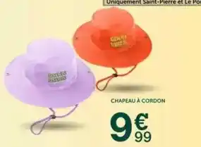 Centrakor Good - chapeau à cordon offre