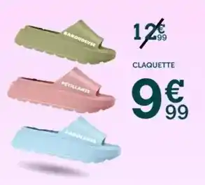Centrakor Claquette offre