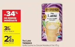 Carrefour Drive Twinings - the latte offre